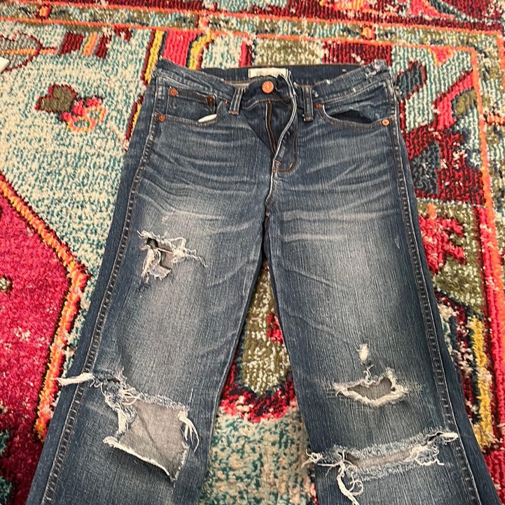 Madewell high rise skinny jeans 9in